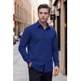 thumbnail image 2 of COOFANDY Mens Dress Shirts Long Sleeve Casual Button Down Shirts Formal Business Shirt, 2 of 6