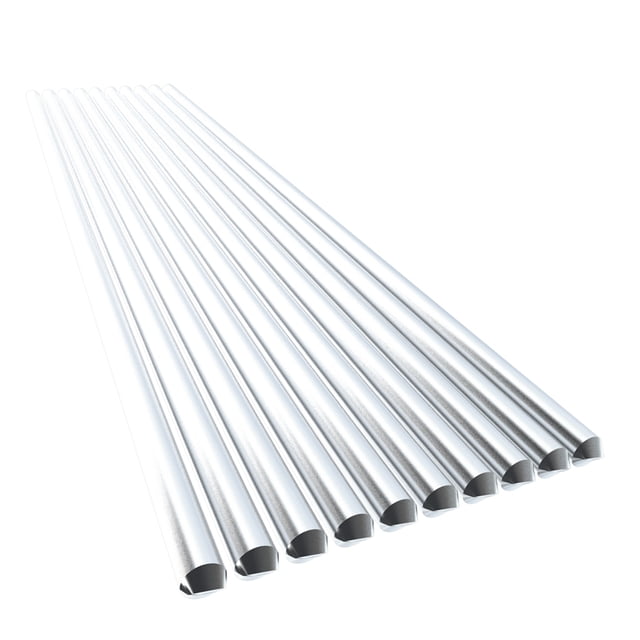 10PCS Flujo de alambre de aluminio de baja temperatura con núcleo de 2,4mm * 230mm Al-Mg varilla de Irfora Alambre de aluminio