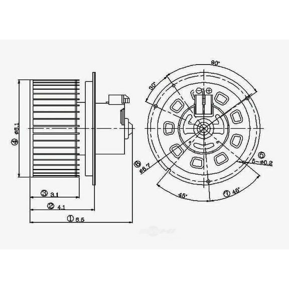 HVAC Blower Motor