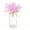 Pink, variant on Crystal Bead Floral Picks - 20 Clear Bead Stems for Wedding Centerpieces, DIY Crafts, Cake Decorations