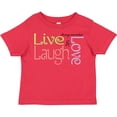 thumbnail image 3 of Inktastic Live, Laugh, Love Boys Toddler T-Shirt, 3 of 5