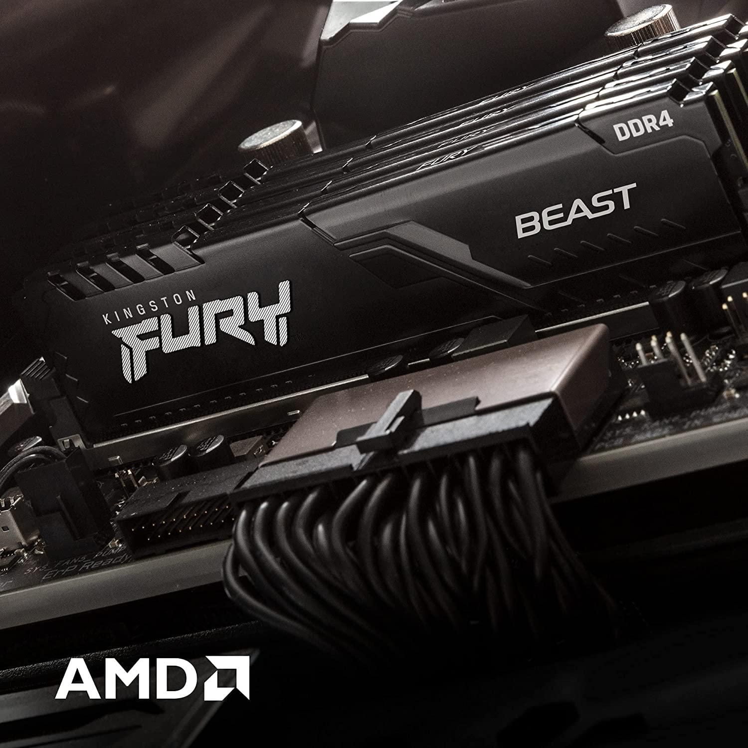 Kingston Fury Beast 16GB Kit (2x8GB) 3200Mhz DDR4 CL16 UDIMM