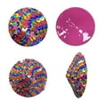 thumbnail image 4 of Yokua Women Colorful Sequins Nipple Cover Tassels Breast Pasties Adhesive Chest Pad, 4 of 12