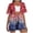 Blue 02, variant on 2 Piece Outfits for Women Summer Casual July 4th Striped Stars Print Short Sleeve Cardigan and Shorts Sets (XL, Blue 02)