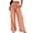 FJ64_Orange, variant on Striped Palazzo Pants for Women Casual Dressy Wide Leg Trousers High Waisted Boho Beach Lounge Flowy Pants Orange M