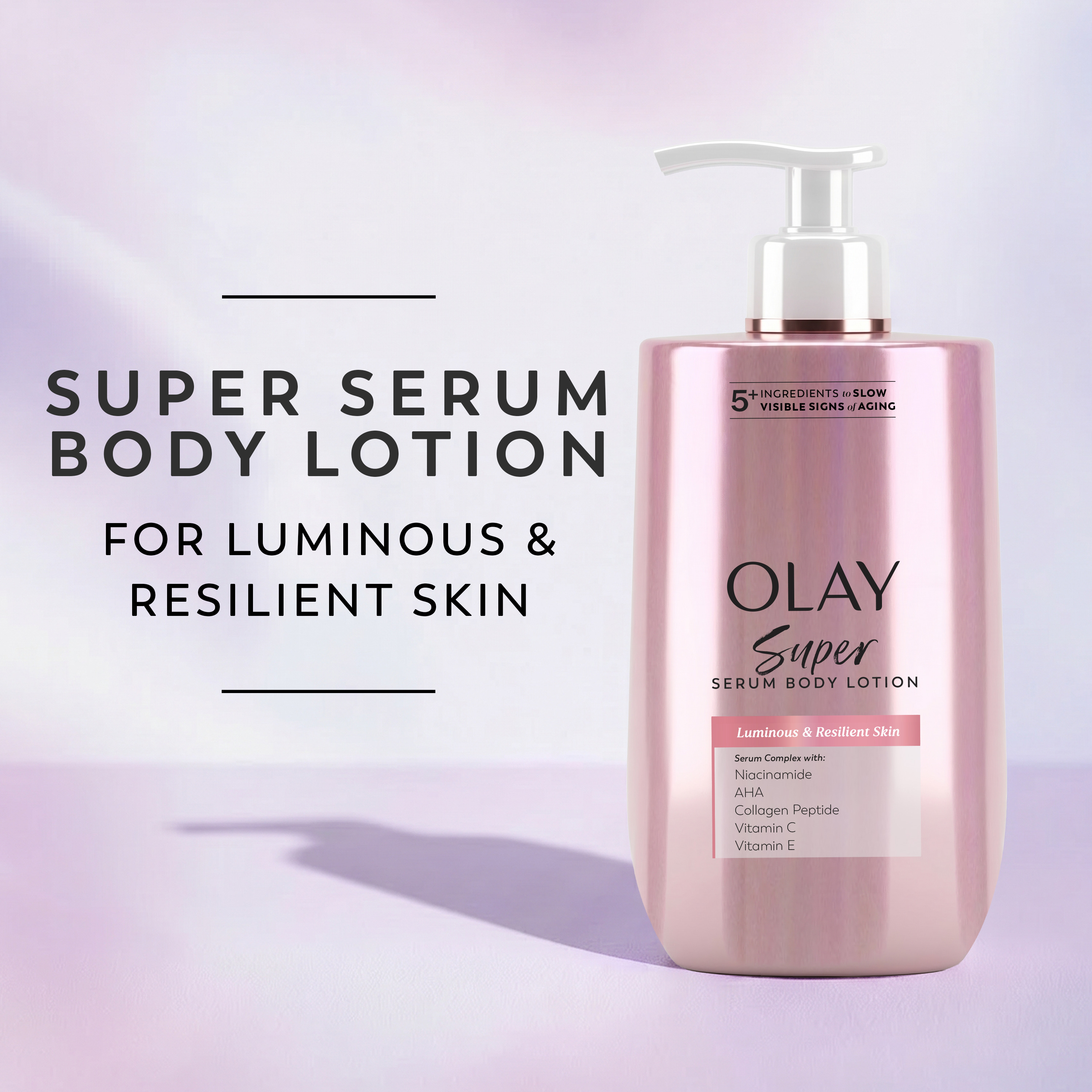 Olay Super Serum Body Lotion, 17 fl oz photo 2