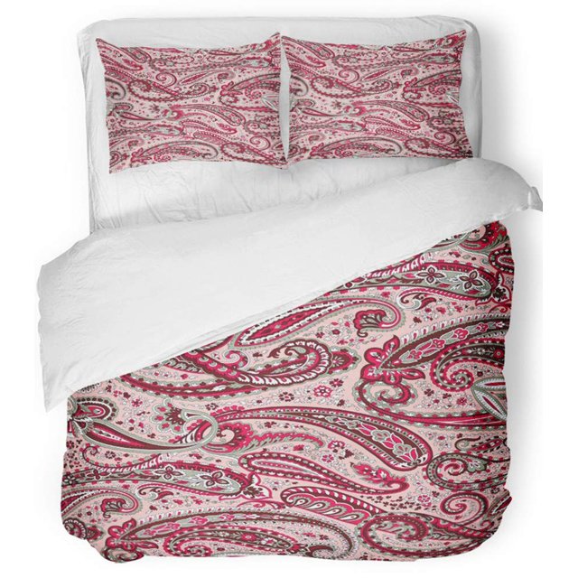 Juego de Ropa de Cama de 3 Piezas ABPHQTO Funda de edredón Ornamental Twin Size