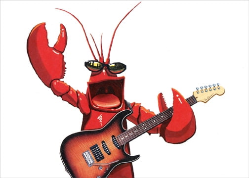 Tree-Free Greetings Rock Lobster Funny / Humorous Birthday Card