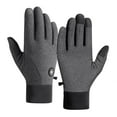 thumbnail image 3 of Warm Winter Gloves for Women Outdoor Sports Autumn and Winter Non Slip Men and Women Plus Velvet Warm Ski Riding Windproof Gloves Gloves Winter Women Warm Gloves Winter Men Warm, 3 of 9