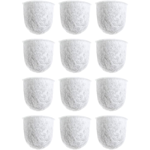 Reemplazo de la vaina del filtro de agua Nispira Compatible con Wolf Gourmet Cafeter System 10 tazas WGCM100S WGCM110S WGCM120S 12 filtros HBWOLF01
