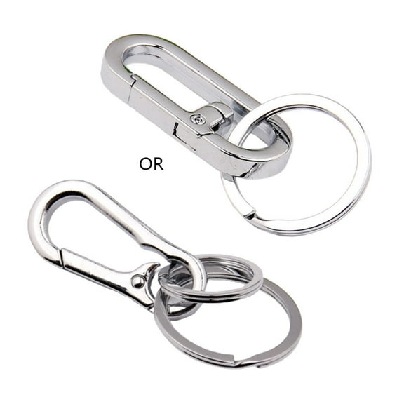 ROCKROK Heavy Duty for Key Rings Mini Carabiners Keychain Quickdraw Hooks Anti-rust