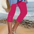 thumbnail image 3 of Jxximdong Leggings for Women Leggings For Women Plus Size High Waisted Yoga Cropped Trousers Summer Gym Pants Pink XXL Yoga Pants, 3 of 5