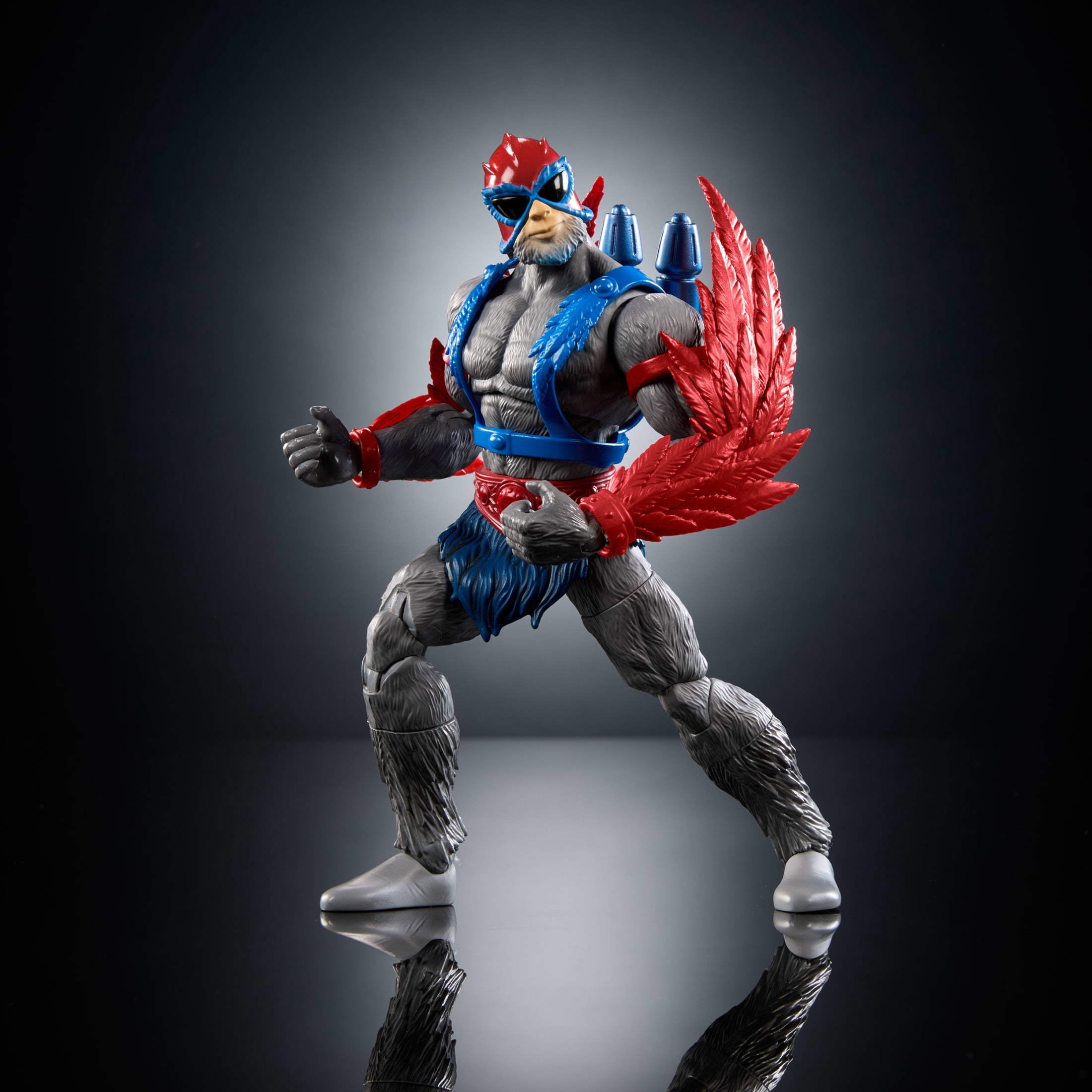 Masters of the Universe Masterverse Vintage Collection Stratos Action Figure, 7 Inch MOTU Toy