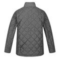 thumbnail image 2 of Regatta - Chaqueta Acolchada Londyn de Efecto Lana para Hombre (Gris Oscuro Jaspeada), 2 of 2