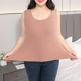 thumbnail image 4 of ZyeKqe Womens Plus Size Tank Tops Casual Sleeveless Undershirts Scoop Neck Base Layer Top Soft Comfy Pajamas Vest Loungewear, 4 of 5