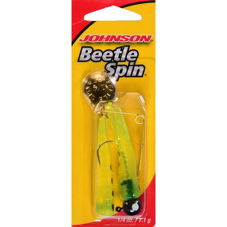 Johnson Beetle Spin Gold Blade Fishing Bait 