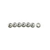 Cousin Sterling Silver Round Beads, 28 Piece