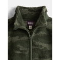 thumbnail image 2 of Weekend Academy Boys Faux Shearling Full Zip Mock Neck Jacket, Sizes 4-18, 2 of 3