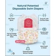 thumbnail image 6 of Little Toes Natural Disposable Swim Diapers, Size 5, 24 Count, 6 of 10