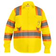 thumbnail image 1 of Camisa de seguridad Just In Trend Clase 3 de manga larga de alta visibilidad, 1 of 6