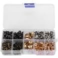 thumbnail image 3 of Round Head Stud,Stud Screw Set Leather Screw Grommet Set Leather Fasteners Smooth Operation, 3 of 14