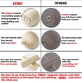 thumbnail image 2 of 2/4/6pcs Magnetic Curtain Tiebacks Holdbacks, Decorative Rope Holdback Holder Curtain Buckle Window Tie Backs Holders for Big Wide or Thick Window Drapries,The Most Convenient Drape Tie Backs, 16", 2 of 9