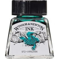 Winsor & Newton Drawing Ink, .5 oz. Bottle, Viridian