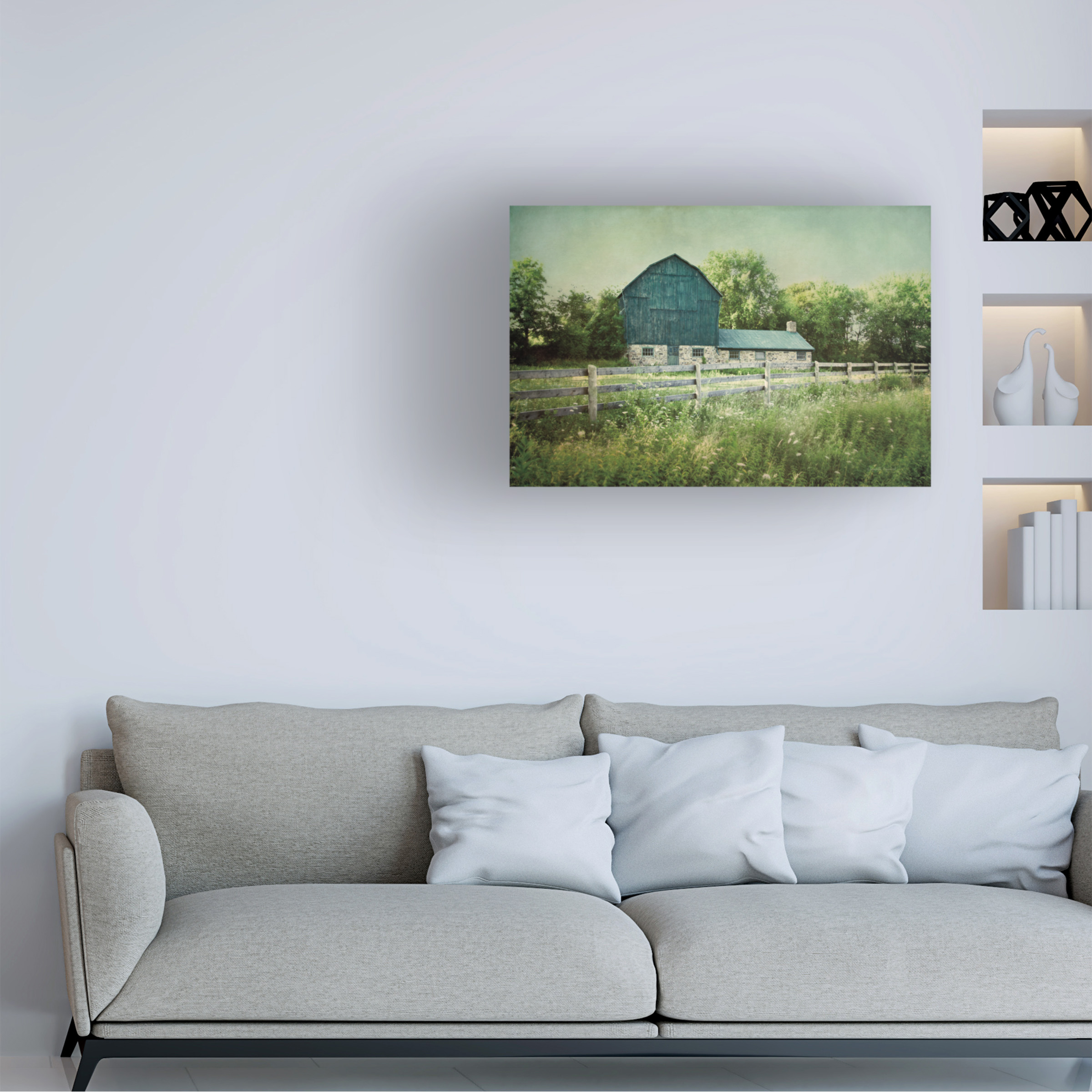 Elizabeth Urquhart 'Blissful Country III' Canvas Art
