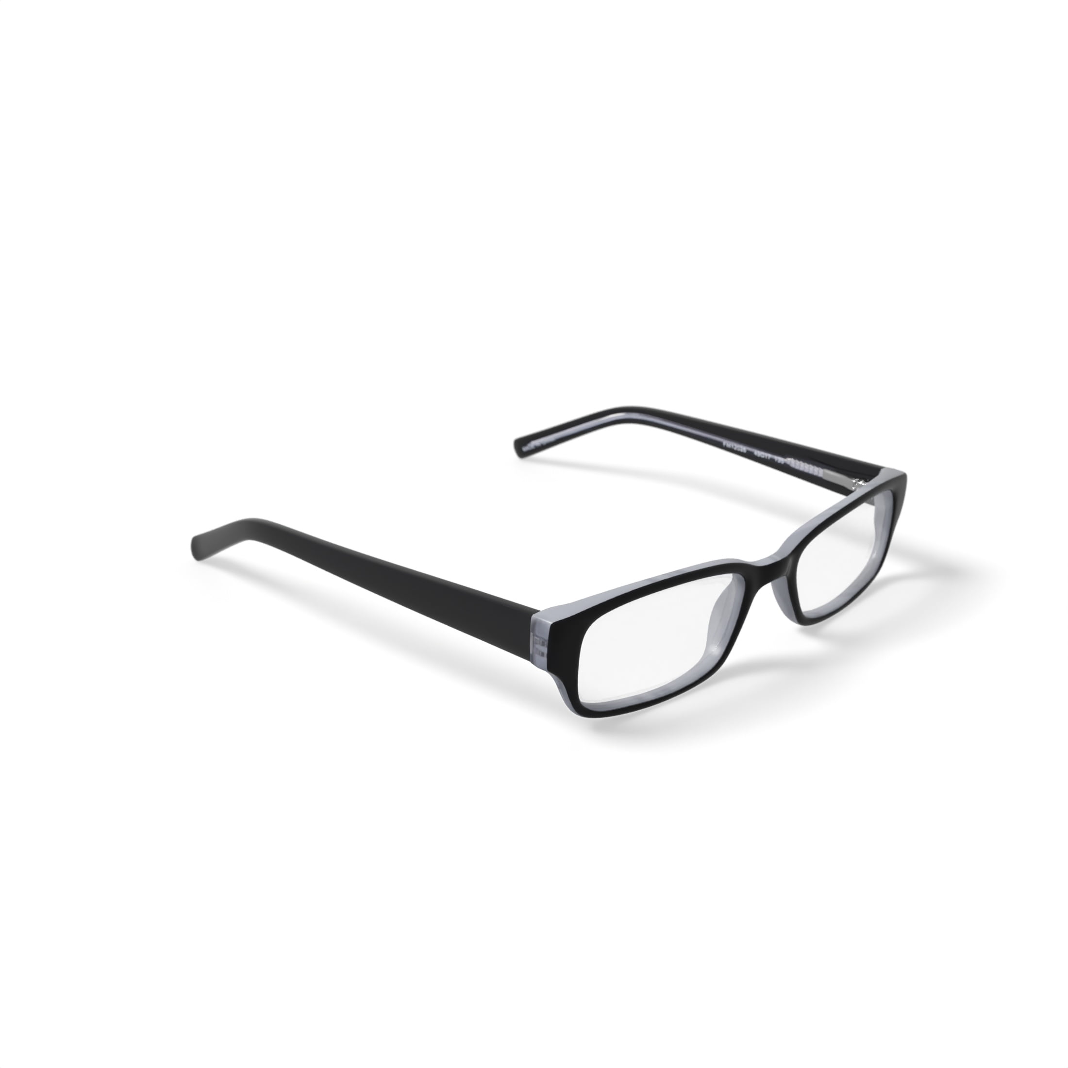 Walmart Youths FM12026 Rectangular Prescription Eyeglasses with Case, Black