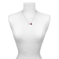 thumbnail image 3 of Delight Jewelry Silvertone Half Marathon - 13.1 with Pink Crystal Red Lucky Ladybug Necklace and Dangle Earrings Set, 3 of 6