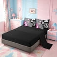 thumbnail image 3 of Erosebridal Leopard Print Billiard 7pcs Bedding Comforter Set For Girls,Cute Gothic Skull Queen Bedding Sets For Kids,Reversible, 3 of 7