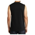 thumbnail image 2 of Yellow Rooster Men's Core Cotton Sleeveless Tee Jet Black 4XL, 2 of 6