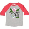 thumbnail image 3 of Inktastic Mississippi Girl Magnolia Flowers and Leaves Girls Toddler T-Shirt, 3 of 5