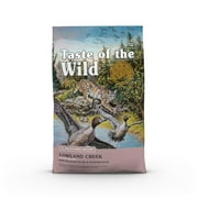 Taste of the Wild Lowland Creek Feline All Life Stages Digestion Grain-Free Quail and Duck Recipe Dry Cat Food, 14 lb. Bag