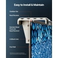 thumbnail image 3 of Round Pool Liner 24ft Unibead Style Pool Liner 52in Wall Height Durable, 3 of 10