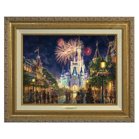Thomas Kinkade Main Street, U.S.A.® Walt Disney World® Resort - Canvas Classic (Gold