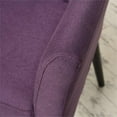 thumbnail image 4 of Noble House Cosette Plum Fabric Arm Chair, 4 of 8