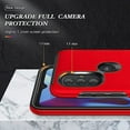 thumbnail image 3 of Motorola G Pure Cover Military Grade Shockproof Heavy Duty Protective Phone Case with Kickstand for Motorola G Pure, Red, 3 of 6