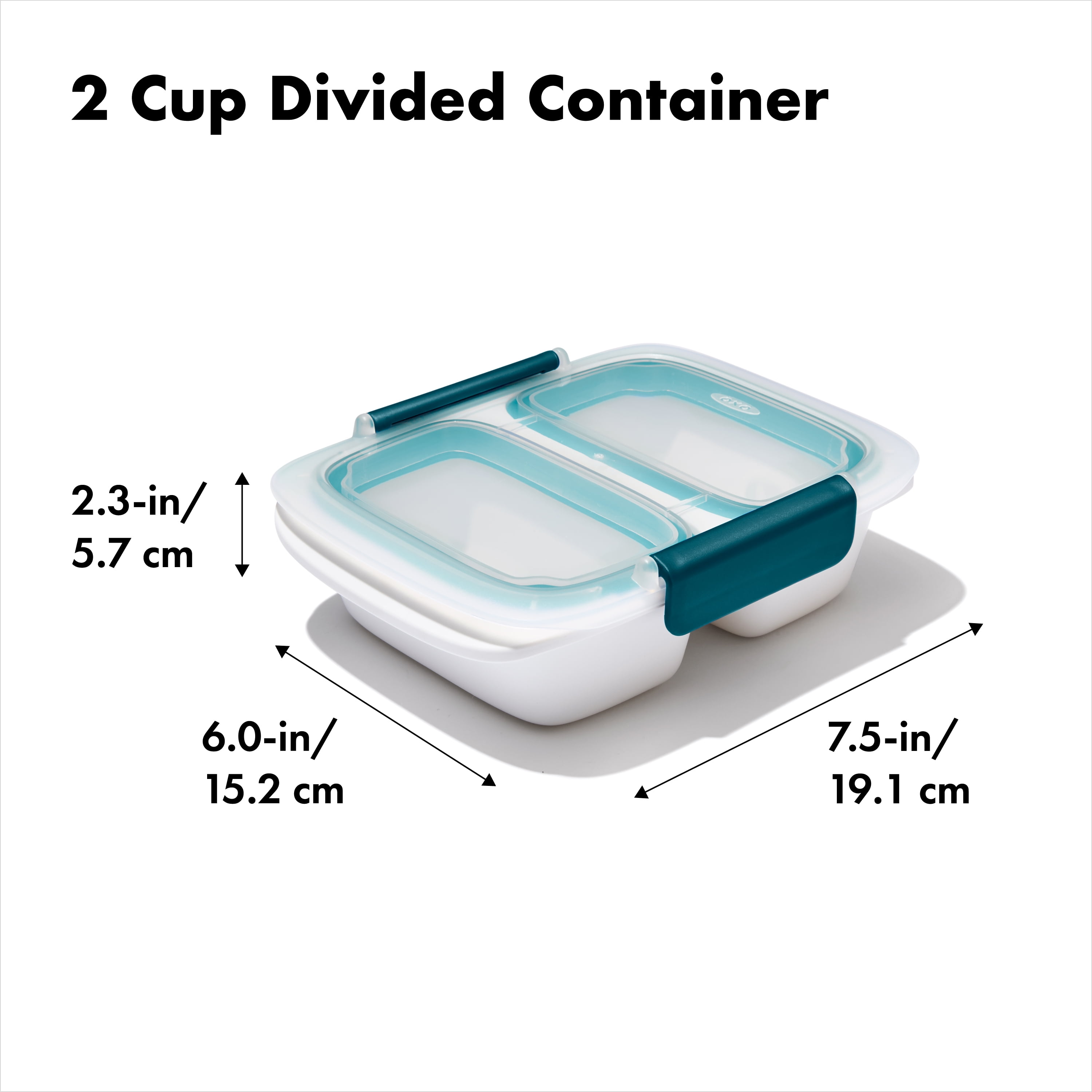 OXO Softworks Prep and Go Divided Food Storage Container - Thumbnail 5