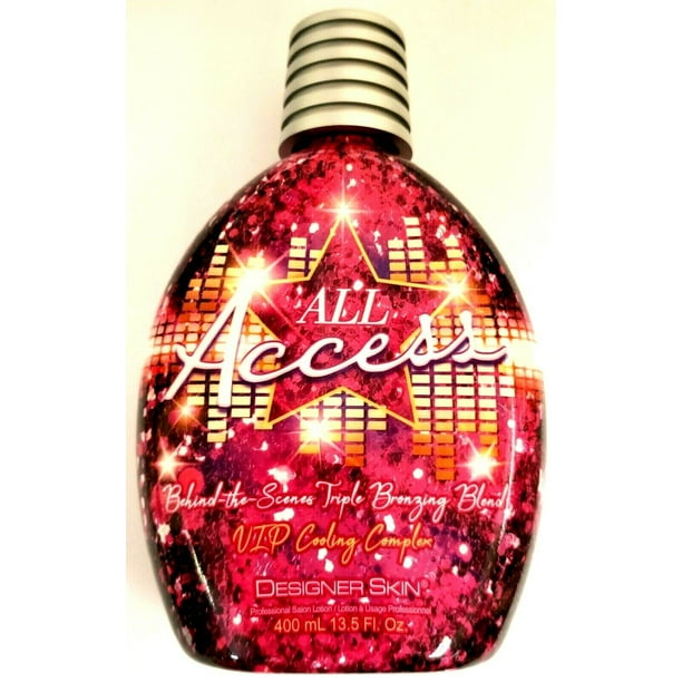 Designer Skin All Access Triple Cooling Bronzer Tanning Bed Lotion 13.5oz