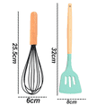 thumbnail image 2 of 3 Pack Very Sturdy Kitchen Silicone Whisk Balloon Wire Whisk Set for Blending Whisking Beating Cooking, 2 of 5