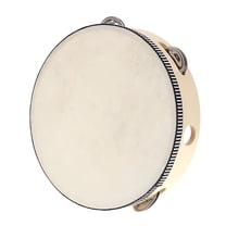 BESTSKY 8 Inch Tambourine Percussion Drum Early Education Instrument Musical Toy Gift for Child Toddler Adult Senior