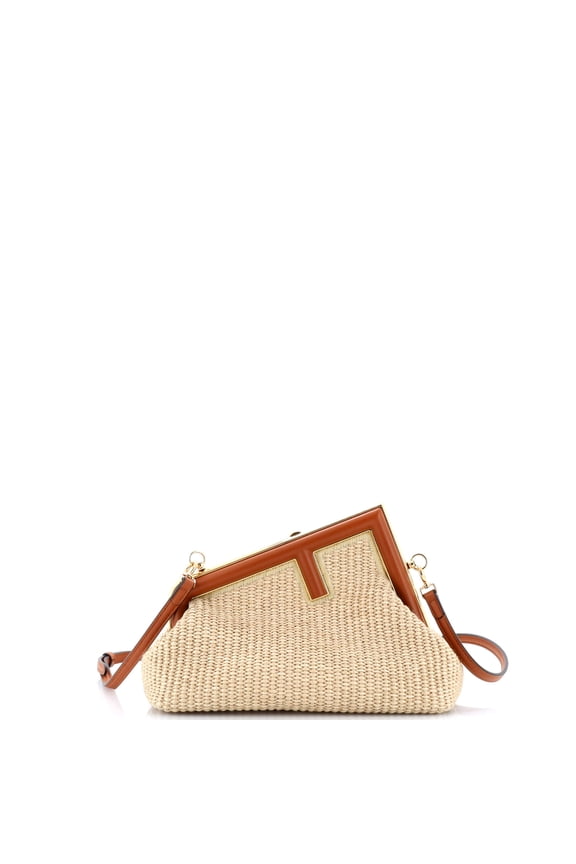 Pre-Owned First Bag Raffia Small By Rebag