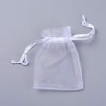 thumbnail image 3 of 100Pcs Organza Bags Sheer Gift Bags with Drawstring White Jewelry Bags Favor Pouches for Christmas Wedding Birthday Party Festival Favor Gift Bags 3.5x2.7'' Making DIY, 3 of 3
