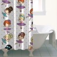 thumbnail image 4 of Ballet Dancer Princess Pattern Shower Curtain 36"x72" ,Bathroom Decorative Shower Curtains Set with 12 Hooks,Modern Waterproof Washable Shower Curtain, 4 of 6