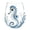 D, variant on Ocean Themed Blue Ringed Octopus Hand-blown Coastal Glassware for Birthday & Holiday Gifts