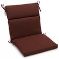 thumbnail image 1 of Blazing Needles Coussin de Chaise d'Extérieur Carré pour Siège/dossier en Polyester Filé de 22 Pouces par 45 Pouces - Cacao, 1 of 1