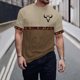 thumbnail image 2 of Camisas de Manga Larga para Hombres Imprimir Casual Cuello Redondo Blusa de Manga Corta, Camisas de Lino para Hombres, 2 of 9
