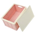 thumbnail image 4 of BRIGHTFUFU Caja de almacenamiento de almacenamiento de almacenamiento de almacenamiento con tapa con tapa Caja de almacenamiento de ropa apilable con rueda, 4 of 8