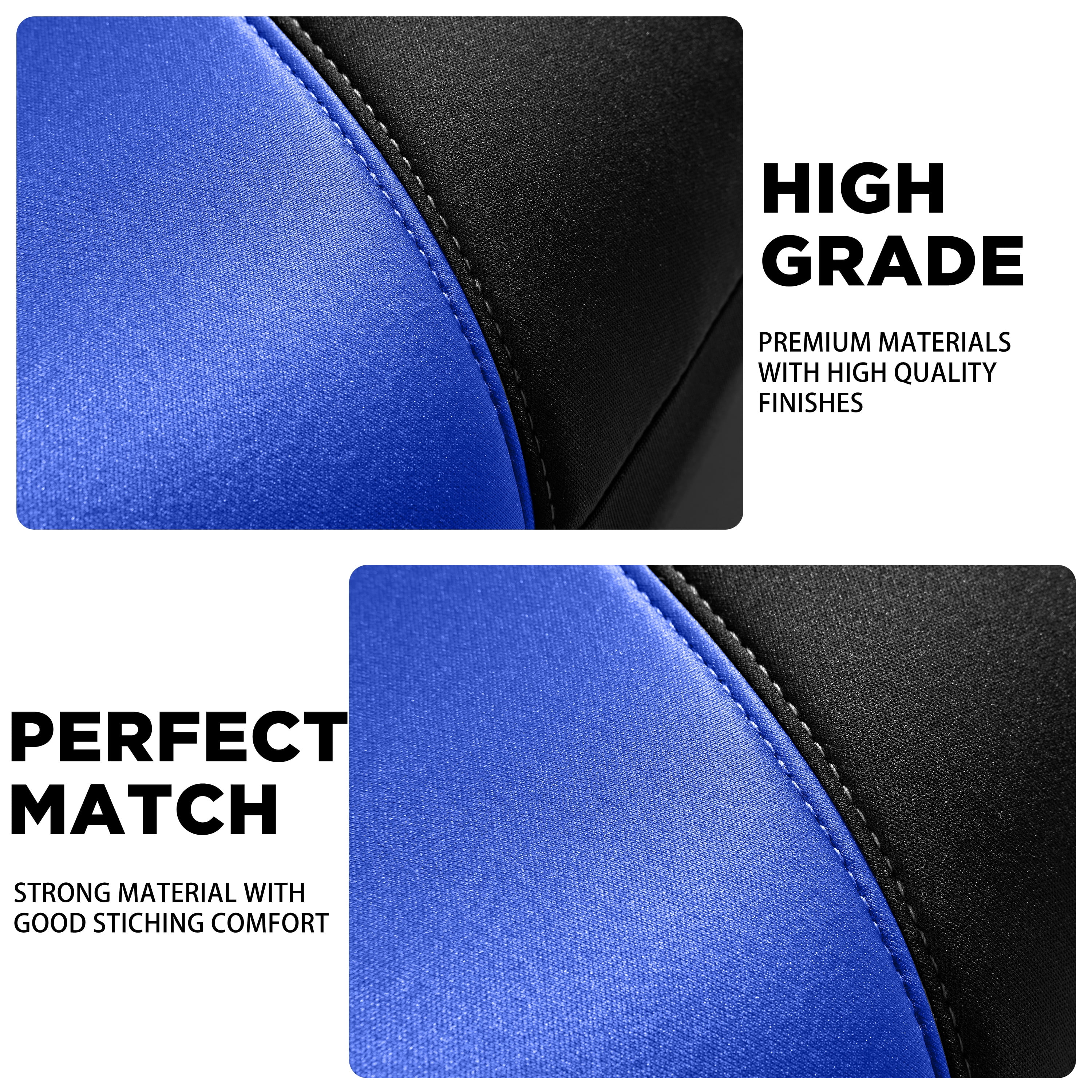 Skechers Gel Infused Car Seat Covers-Universal Fit, Blue 24MP12